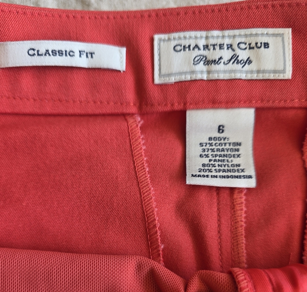 Charter Club Panr Slim Ankle NWT - Picture 3 of 6